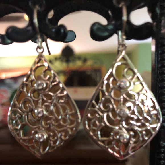 Silpada Jewelry - Silpada Silver and Brass Earrings